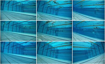 Subjective and Objective Quality Assessment of Swimming Pool Images